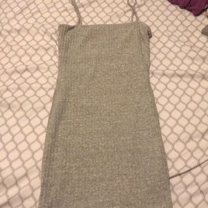 Gray Mini Dress